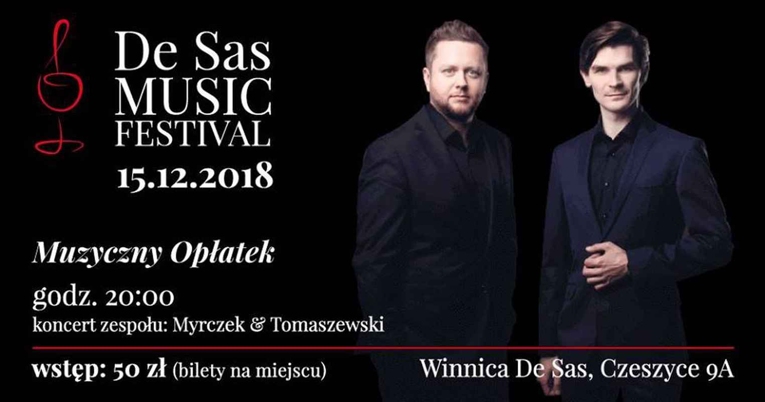 Muzyczny Opłatek 2018 w Winnicy De Sas